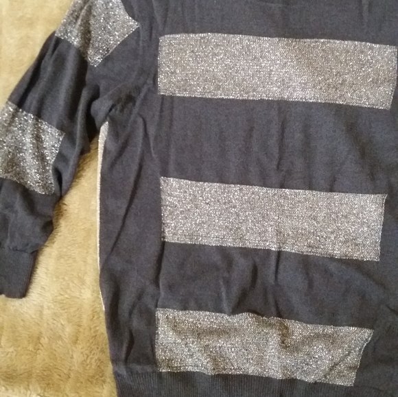 CLEARANCE! Ted Baker Metallic Stripe Sweater - Picture 6 of 6